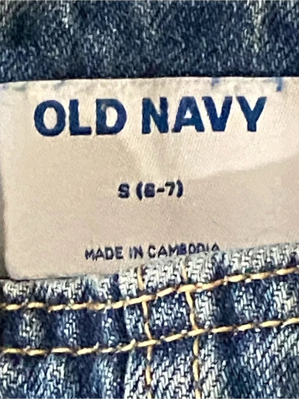Old Navy Denim Blue Relaxed Kids Overalls